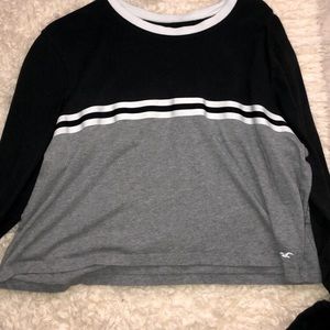 Long sleeve Hollister crop top